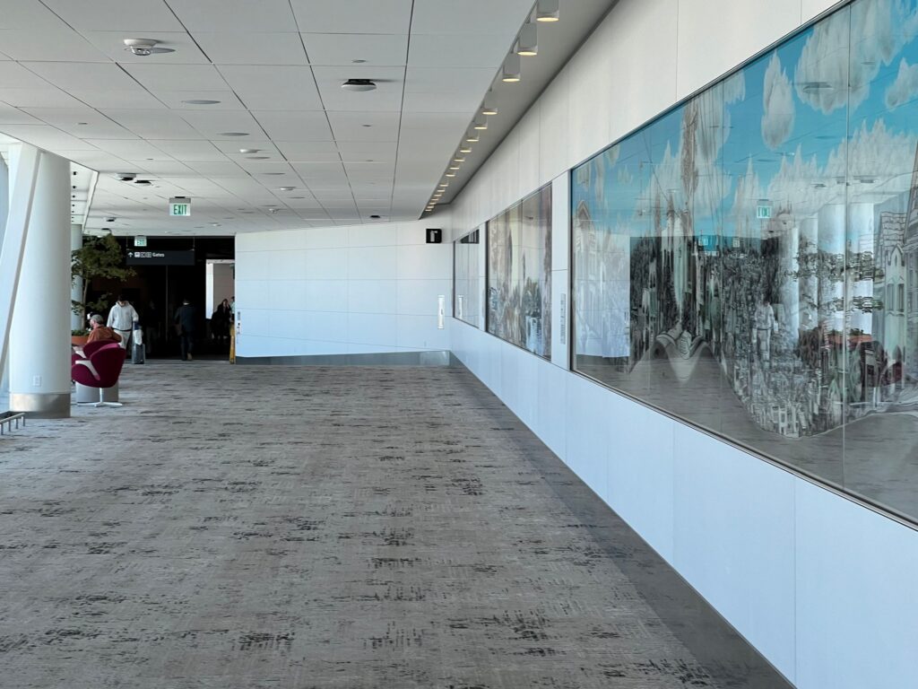 San Francisco International Airport - Wilsonart 3/8 inch custom removable 