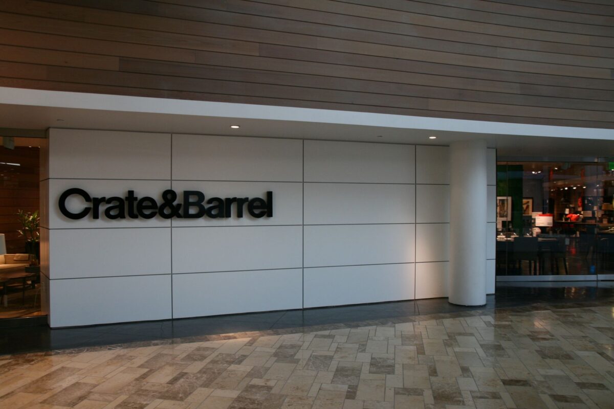 Crate and Barrel Roseville Galleria Trespa 3/8 inch Compact Laminate Panels