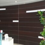 O1 Communications Rancho Cordova Custom Radius Wood Veneer