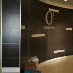 O1 Communications Rancho Cordova Custom Radius Wood Veneer