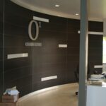 O1 Communications Rancho Cordova Custom Radius Wood Veneer